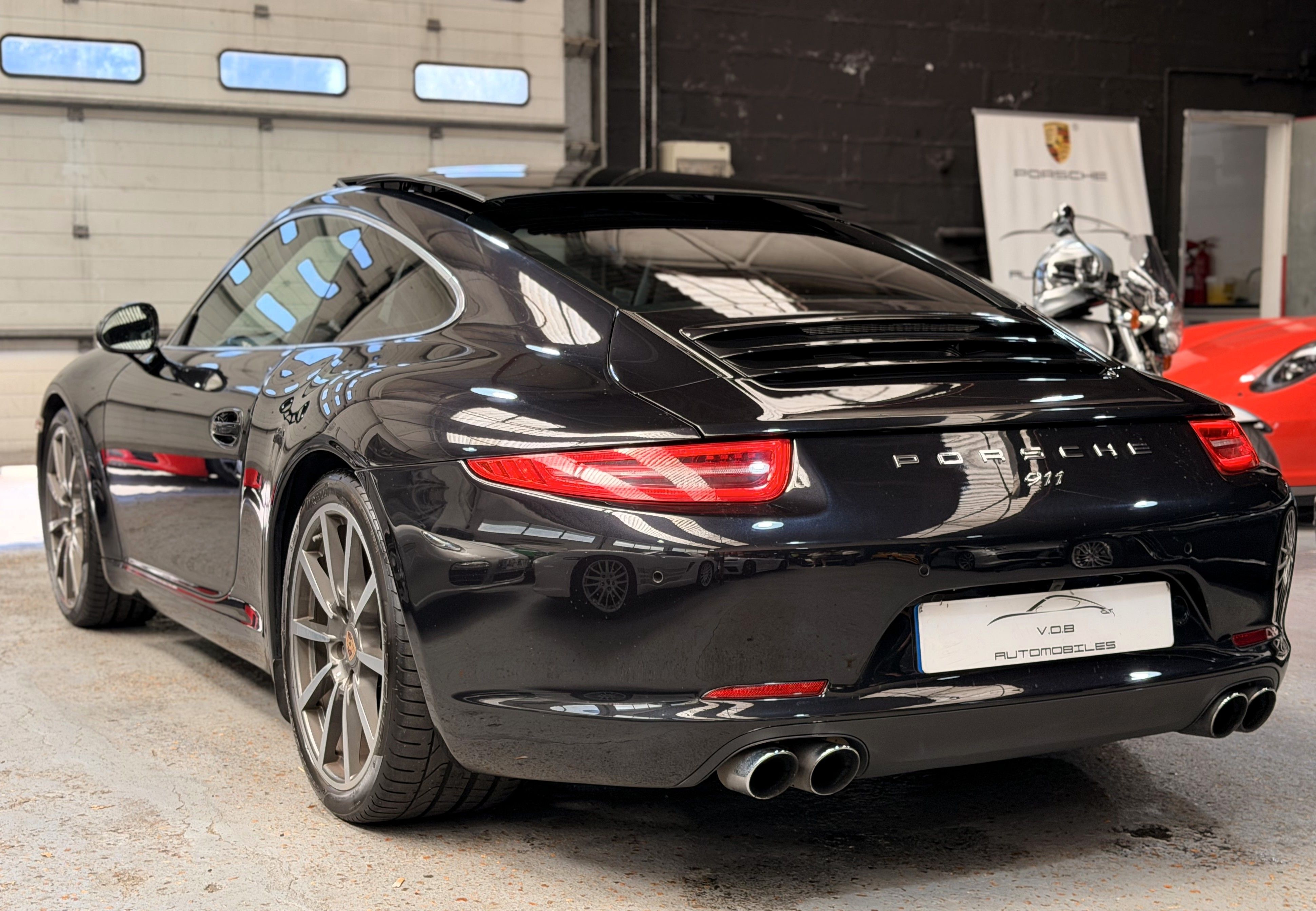 Porsche 991 Carrera PDK 3.4 350CV FRANCE PANO SUPERBE 2014 — vue arriere trois-quarts (7)