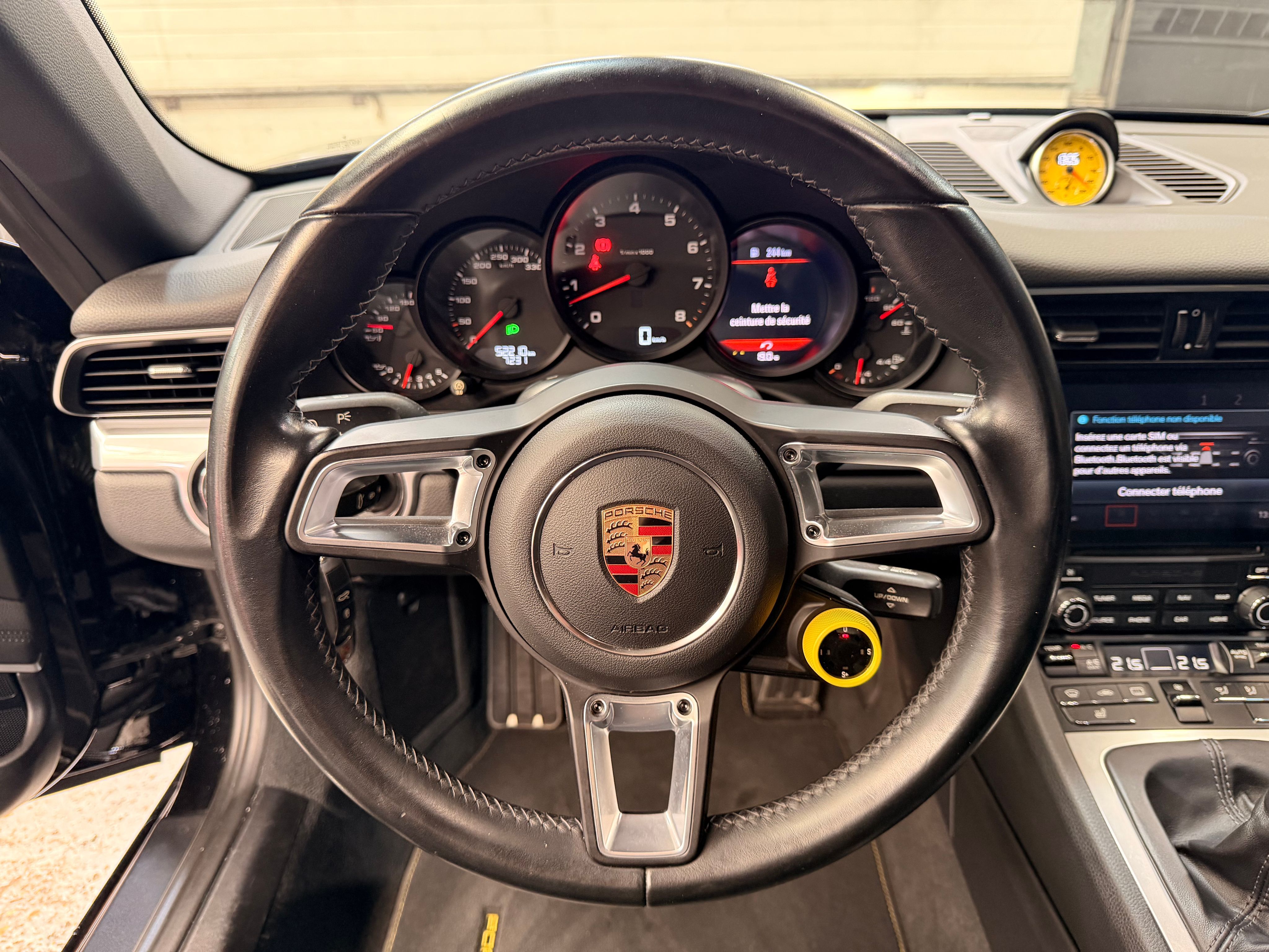 Porsche 991 Carrera 2017 — tableau de bord (17)
