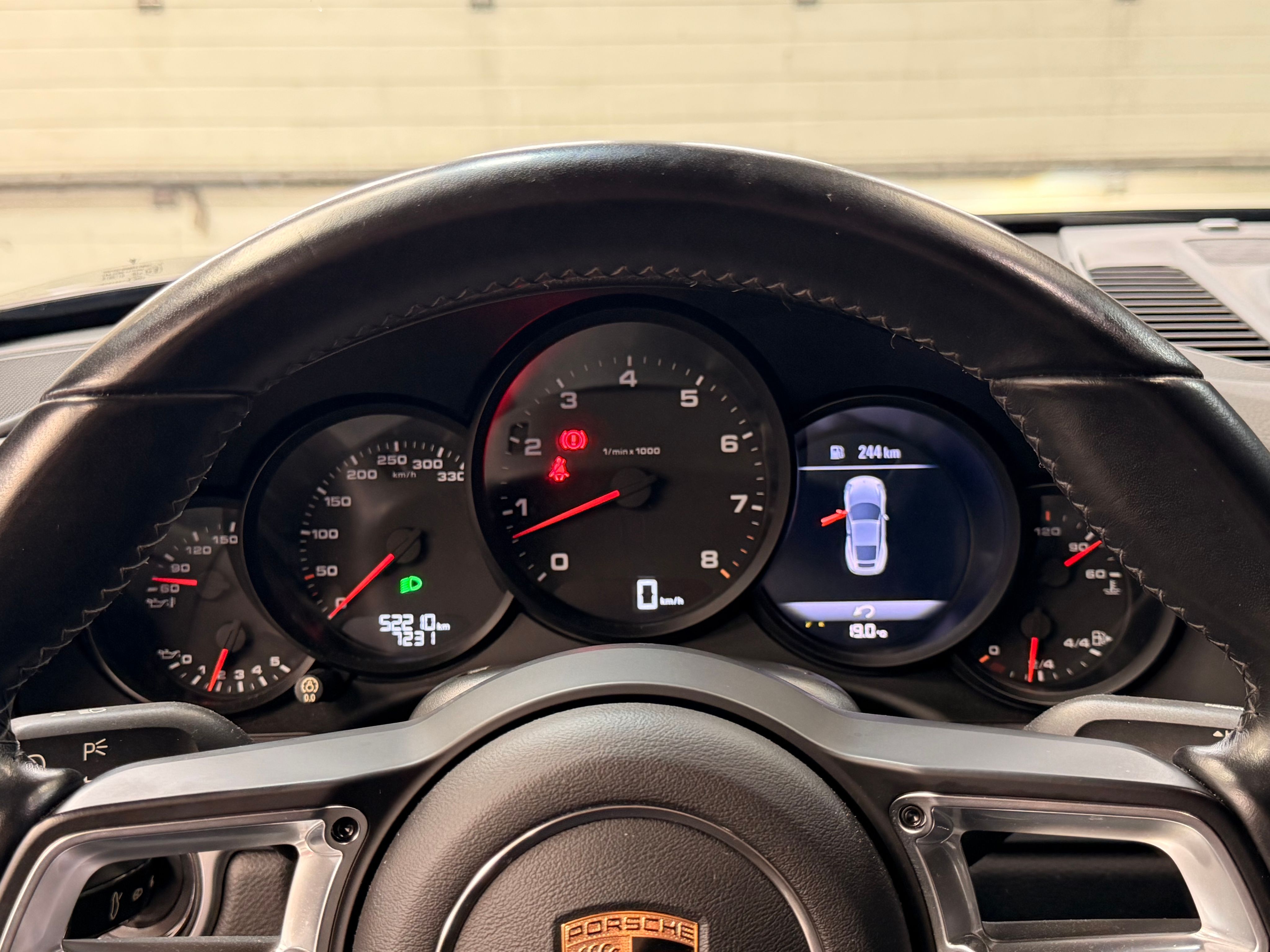 Porsche 991 Carrera 2017 — tableau de bord (18)