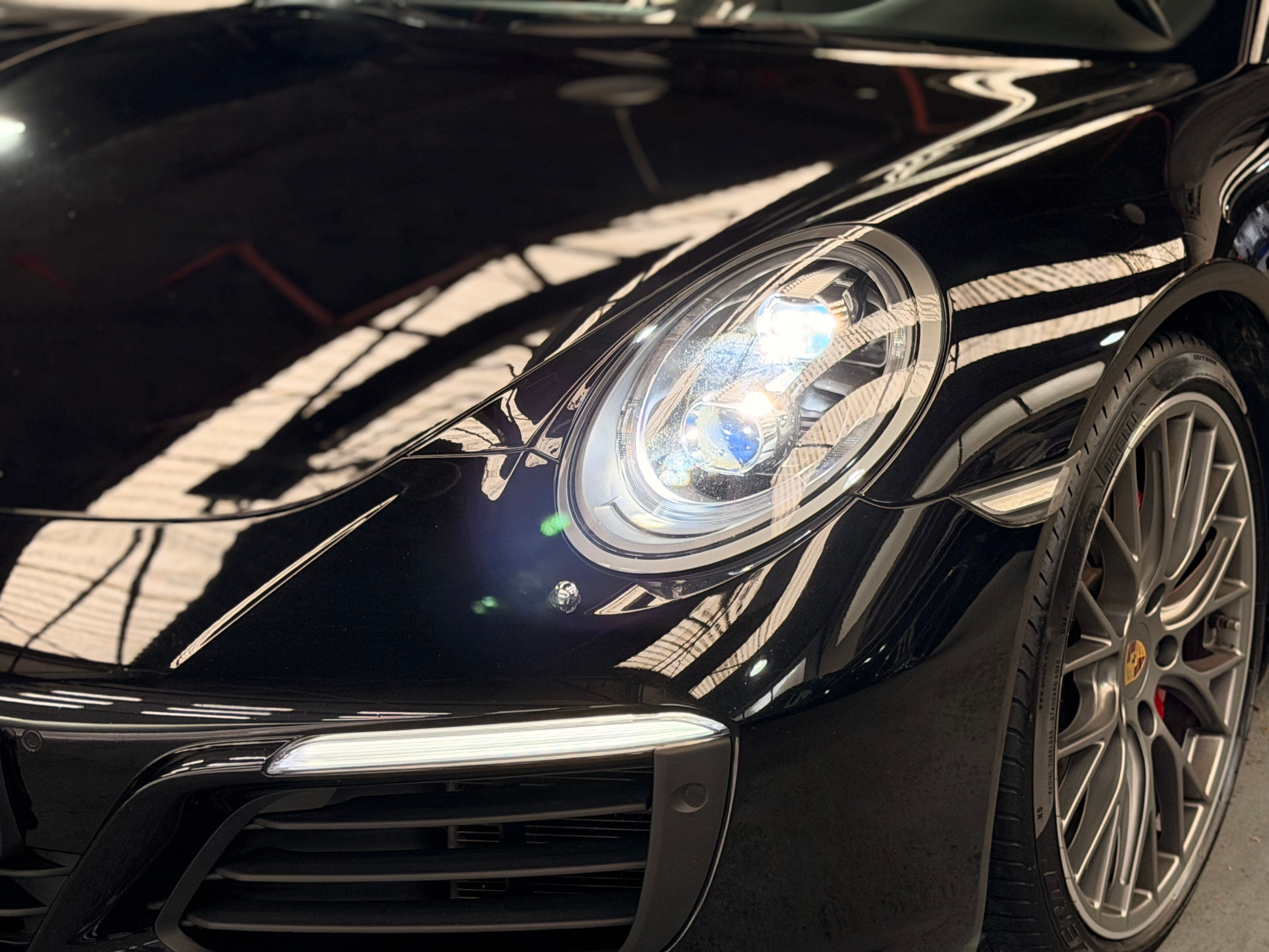 Porsche 991 Carrera S Cabriolet 3.0 420cv PDK Lift Chrono PSE 2016 — vue avant trois-quarts (4)