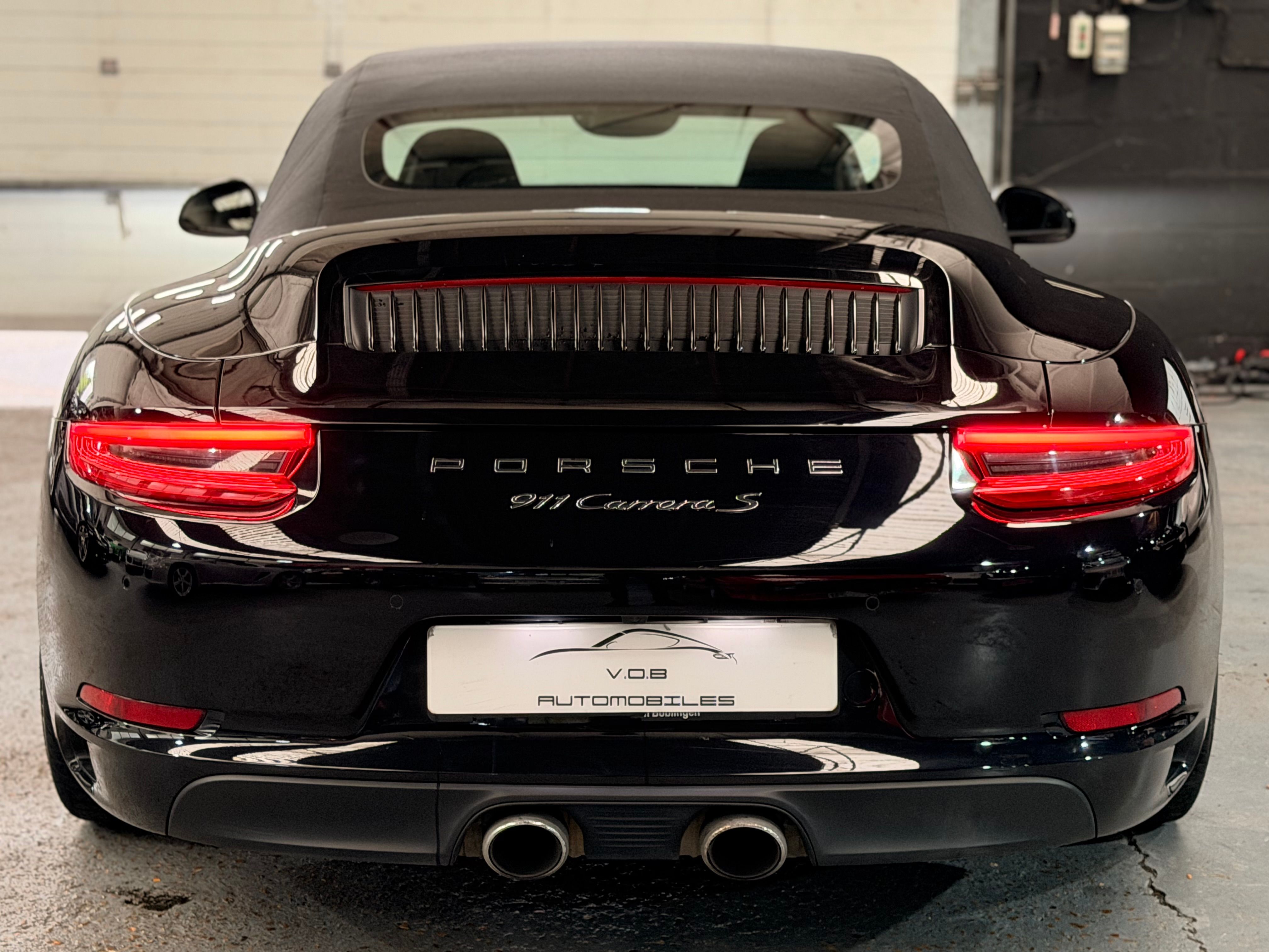 Porsche 991 Carrera S Cabriolet 3.0 420cv PDK Lift Chrono PSE 2016 — vue arriere (13)
