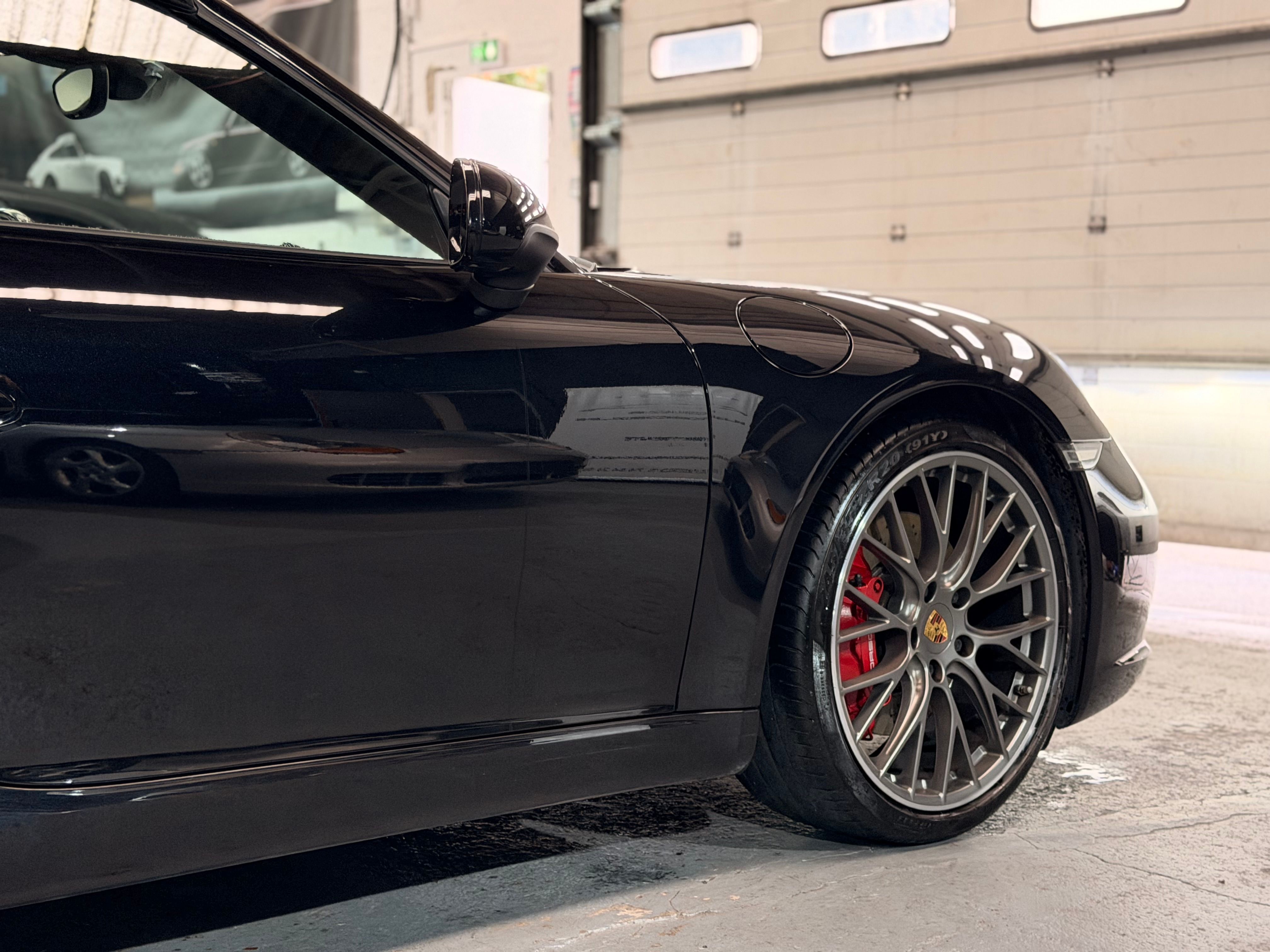 Porsche 991 Carrera S Cabriolet 3.0 420cv PDK Lift Chrono PSE 2016 — profil lateral (5)