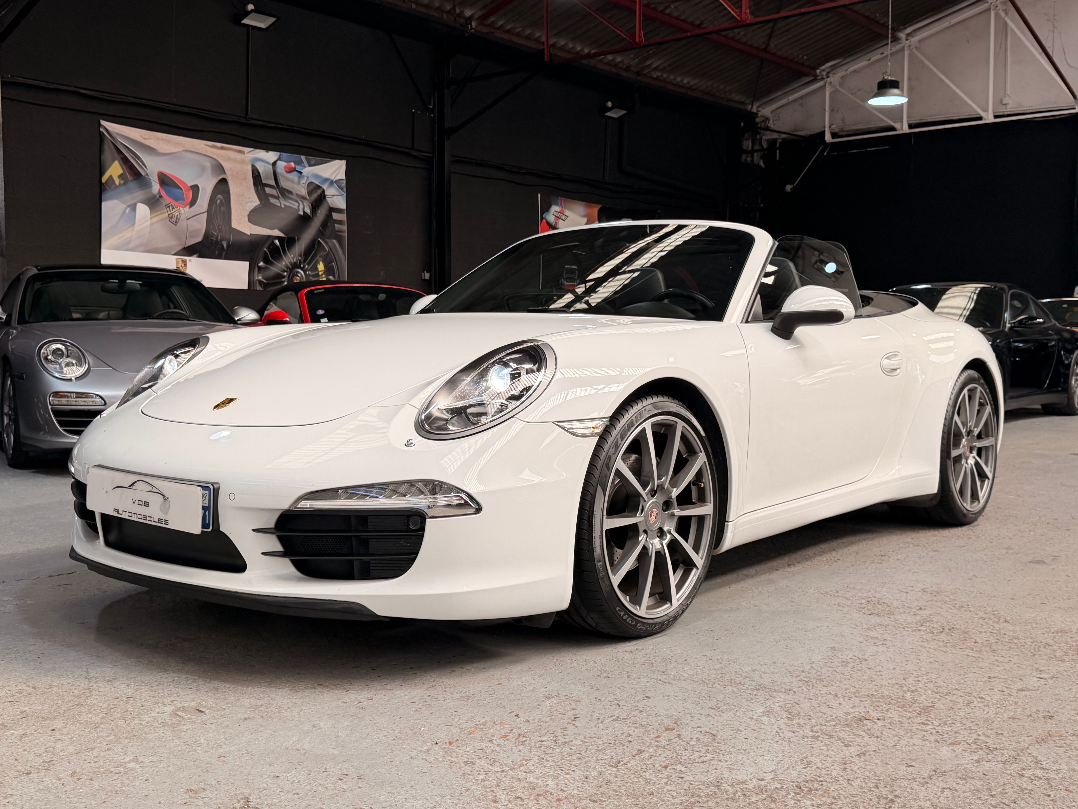 Porsche 991 Carrera Cabriolet 2013 — vue avant trois-quarts (3)