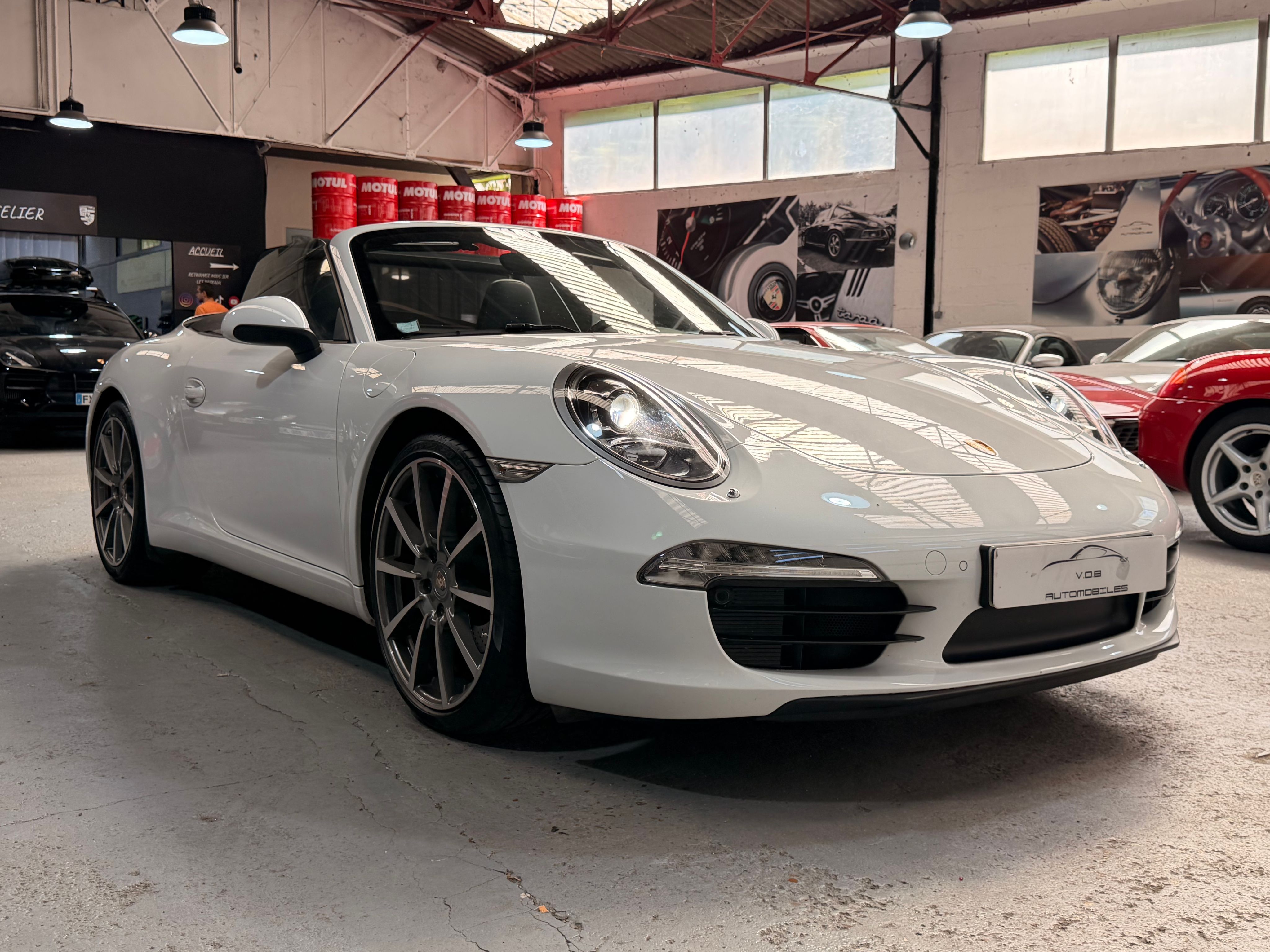 Porsche 991 Carrera Cabriolet 2013 — vue avant trois-quarts (4)