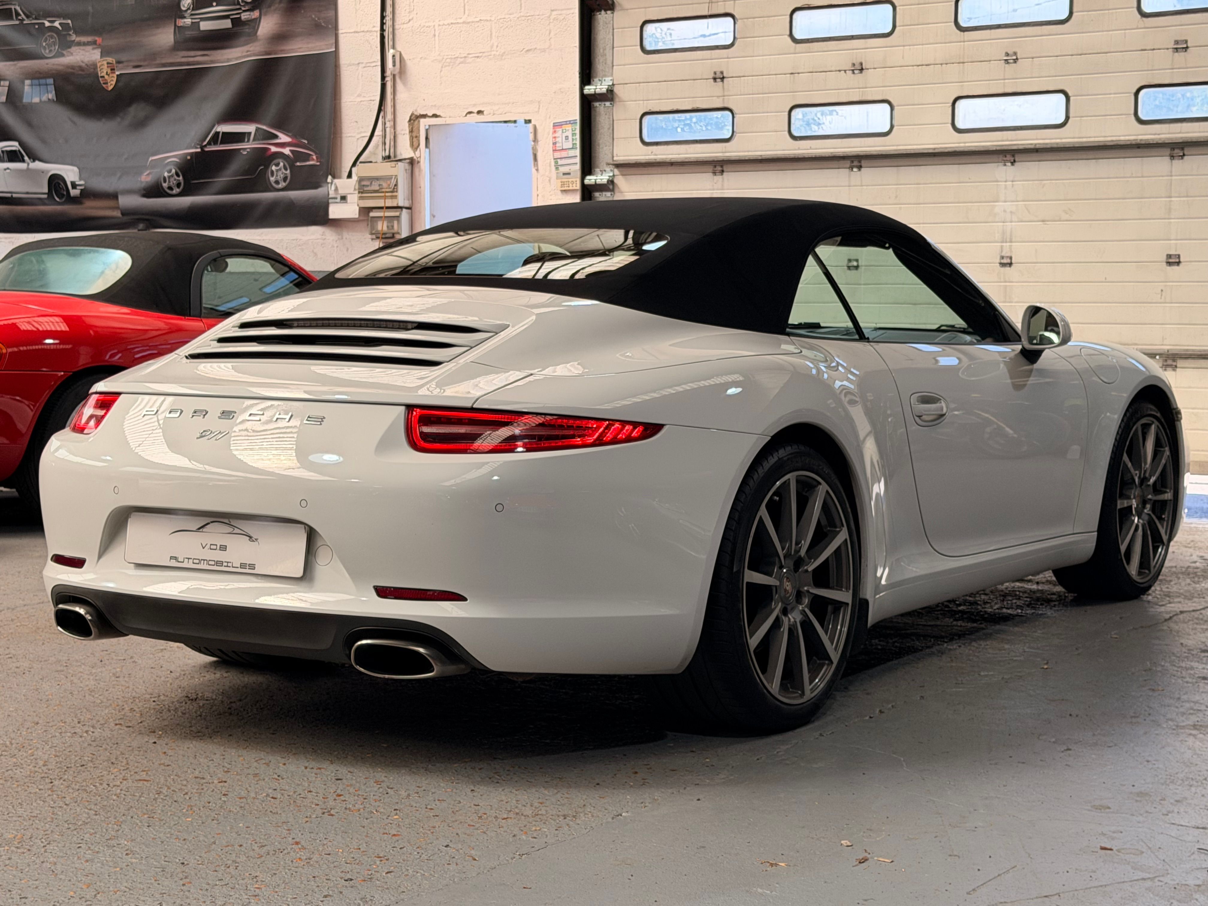 Porsche 991 Carrera Cabriolet 2013 — vue arriere trois-quarts (14)