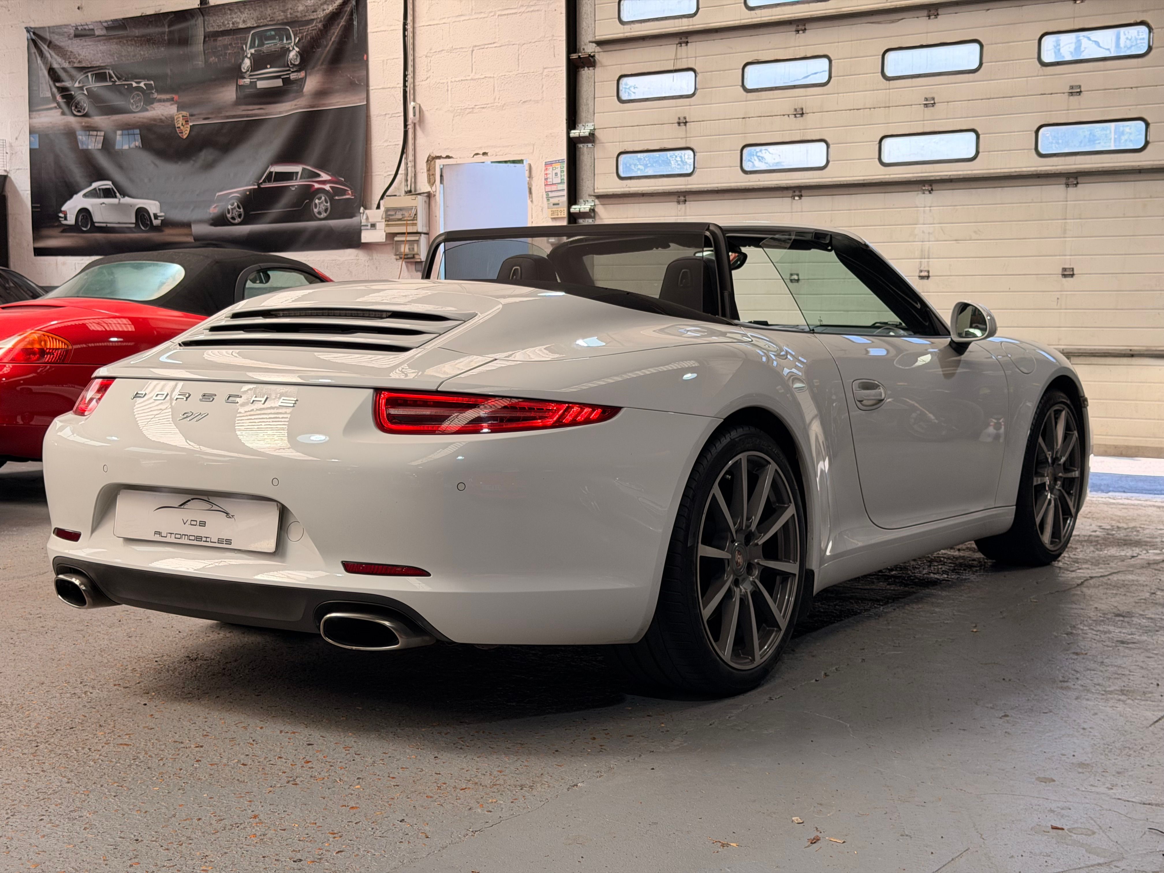 Porsche 991 Carrera Cabriolet 2013 — vue arriere trois-quarts (12)