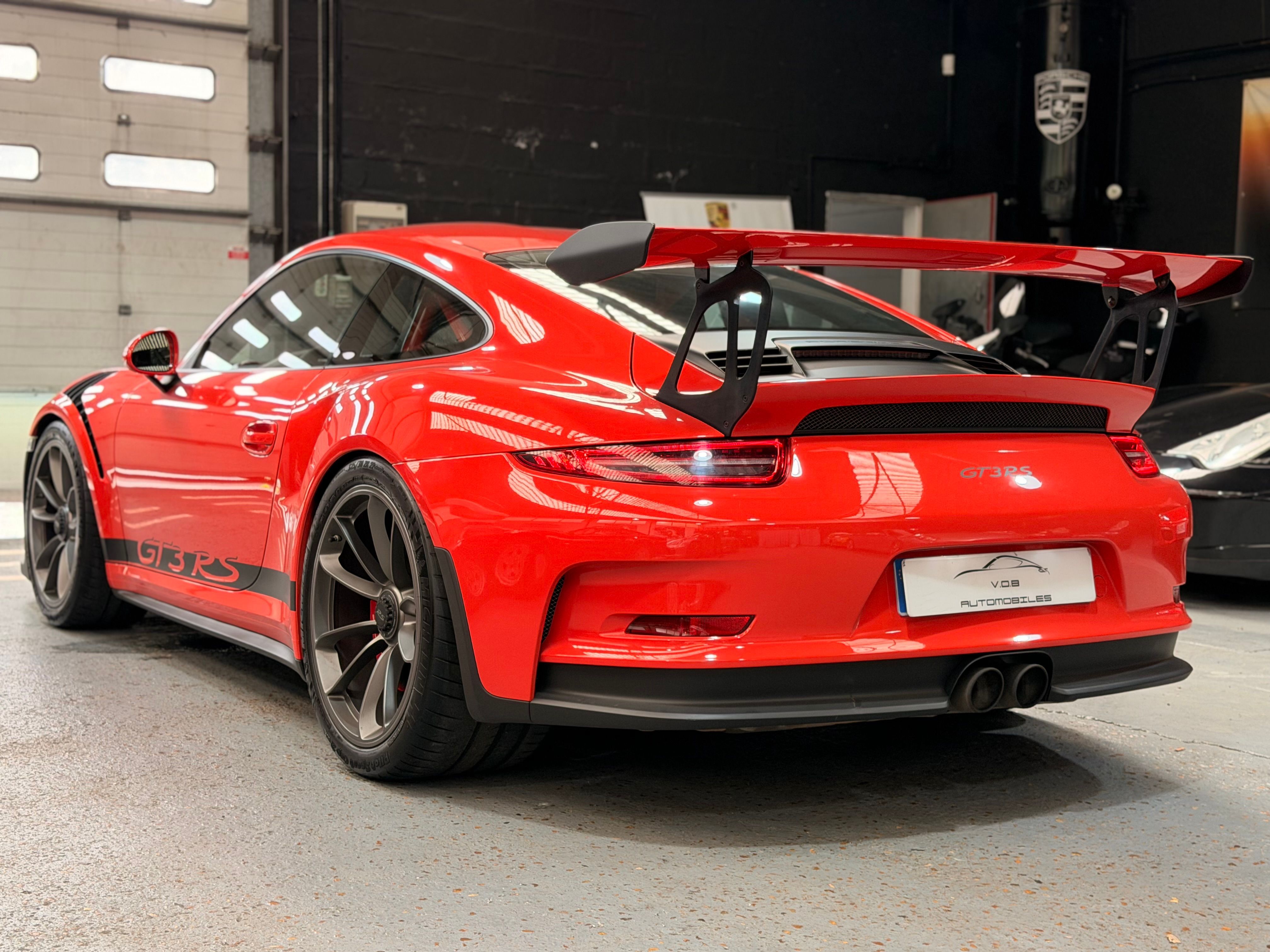 Porsche 991 GT3 RS 2016 — vue arriere trois-quarts (9)