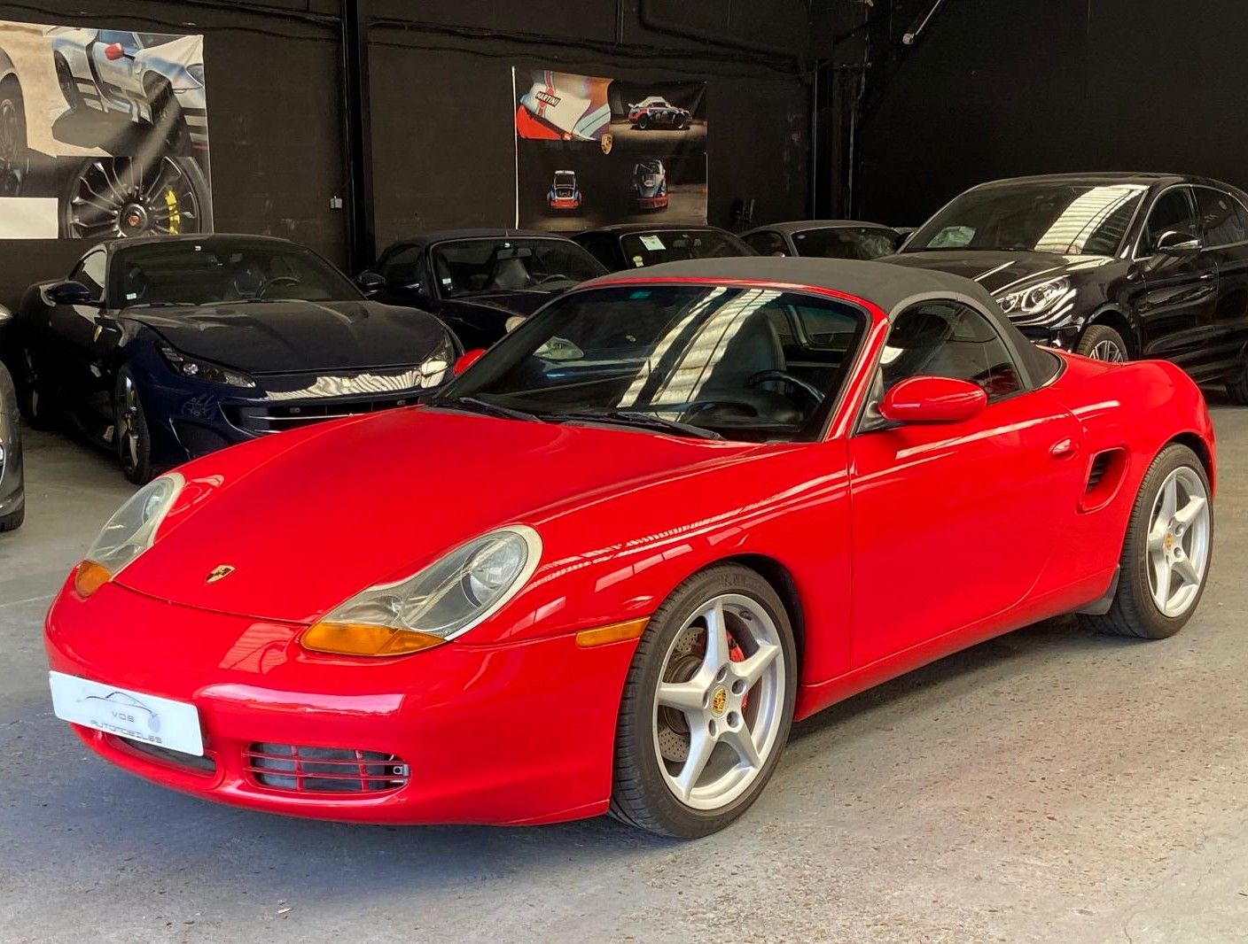 Porsche 986 Boxster S 1999 — vue avant trois-quarts (1)