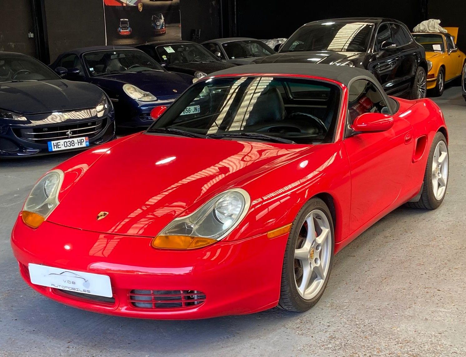 Porsche 986 Boxster S 1999 — vue avant trois-quarts (2)