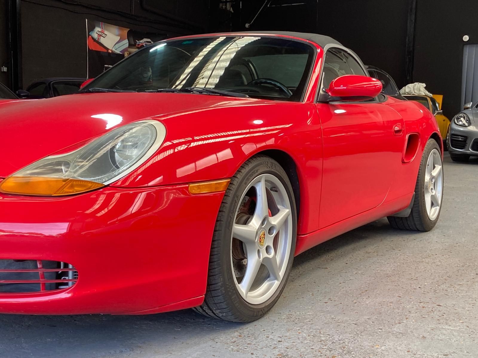 Porsche 986 Boxster S 1999 — vue avant trois-quarts (6)