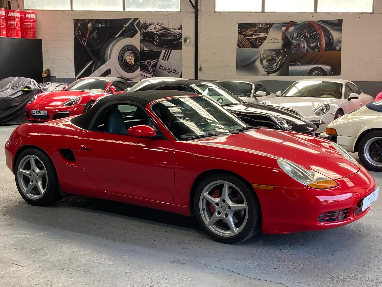 Porsche 986 Boxster S 1999 — vue avant trois-quarts (4)