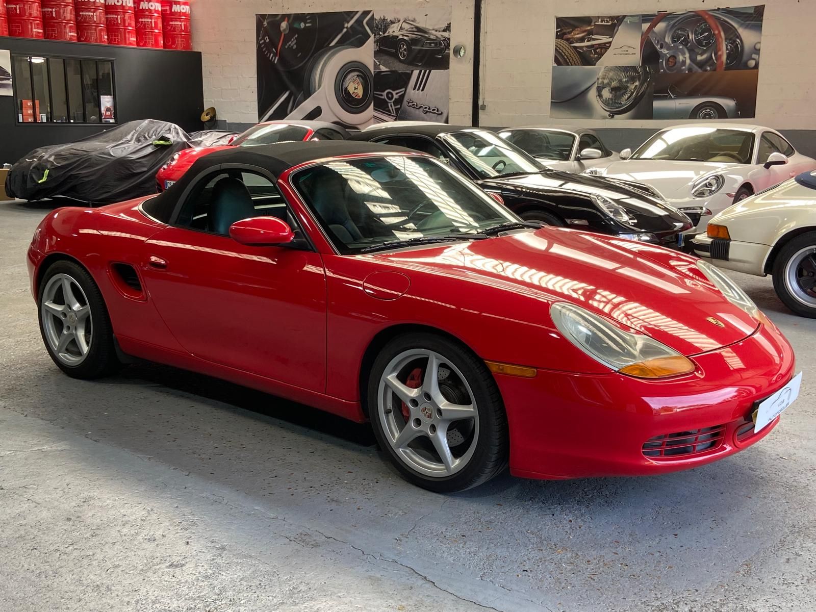 Porsche 986 Boxster S 1999 — vue avant trois-quarts (8)