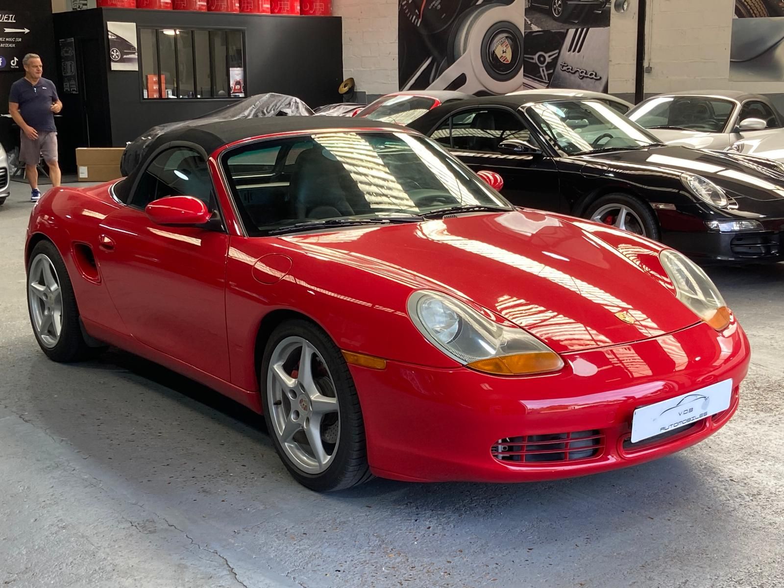Porsche 986 Boxster S 1999 — vue avant trois-quarts (5)