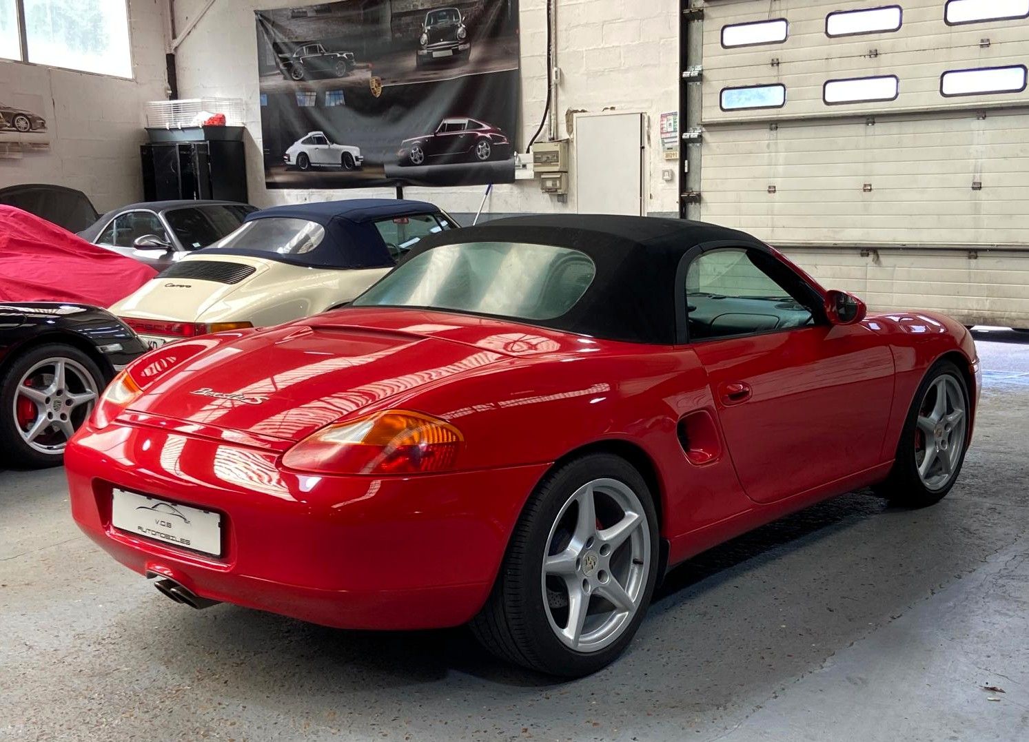 Porsche 986 Boxster S 1999 — vue arriere trois-quarts (16)