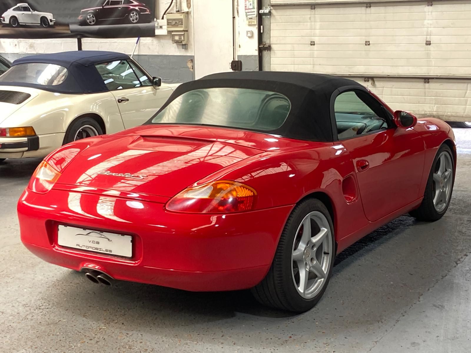 Porsche 986 Boxster S 1999 — vue arriere trois-quarts (18)