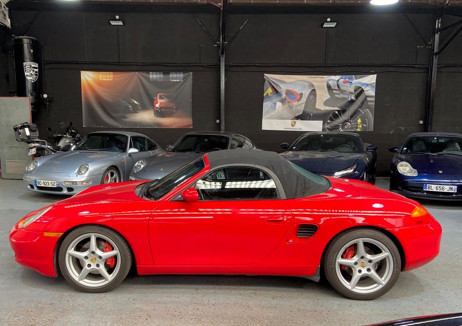 Porsche 986 Boxster S 1999 — profil lateral (11)